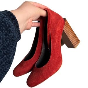 JEFFERY CAMPBELL ANKLE STRAP WOOD HEEL